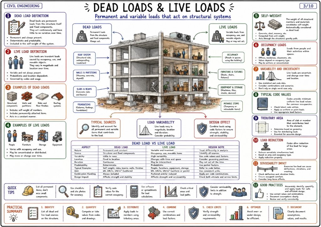 Dead Loads & Live Loads (3/10)