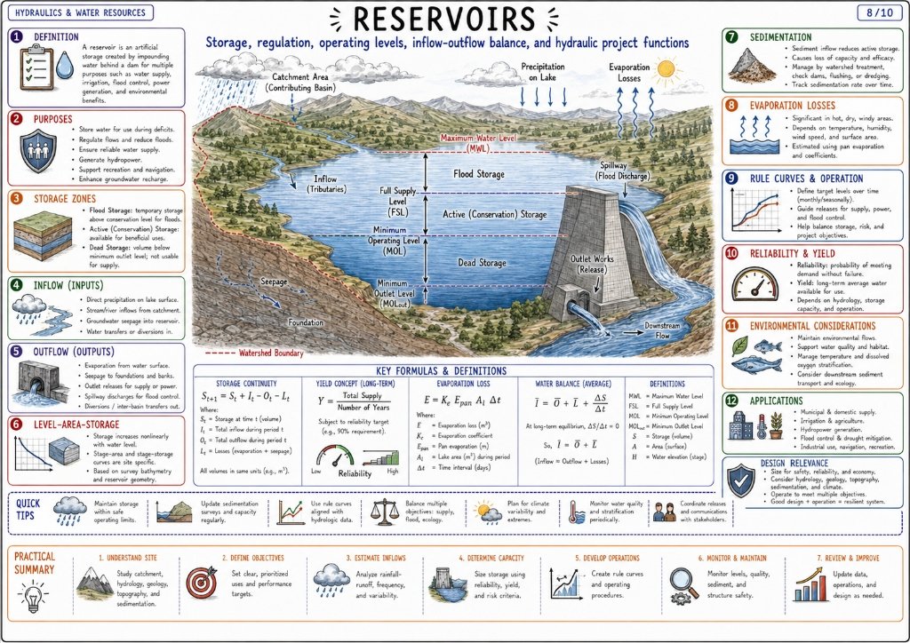 Reservoirs (8/10)